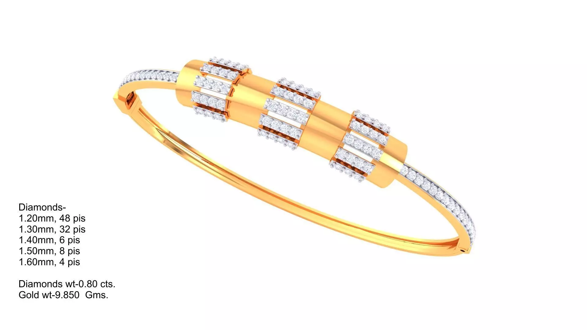 Bracelets 3D print model_0