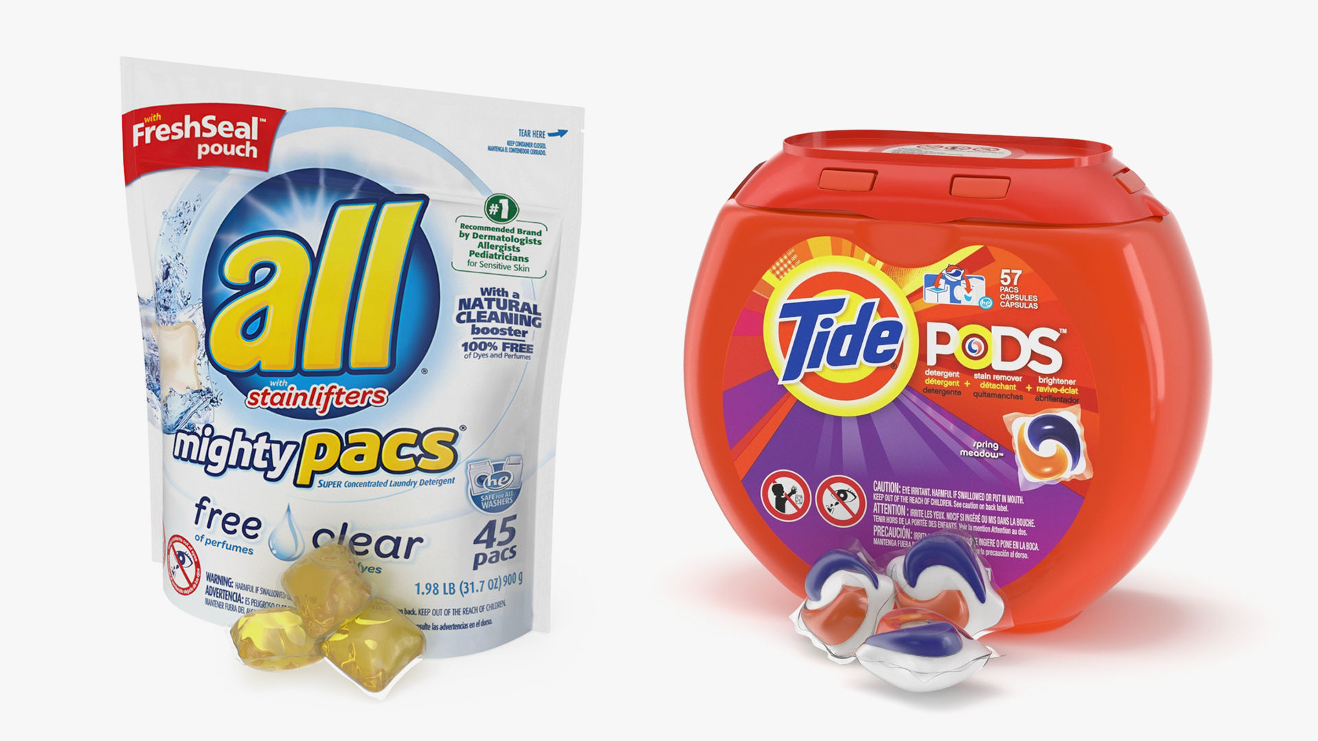 Detergent Pods Collection 3D Model Pack