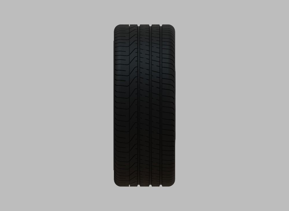 Miniature Konig Lockout Rim and Tire - 3D Print - No Textures 3D print model_2