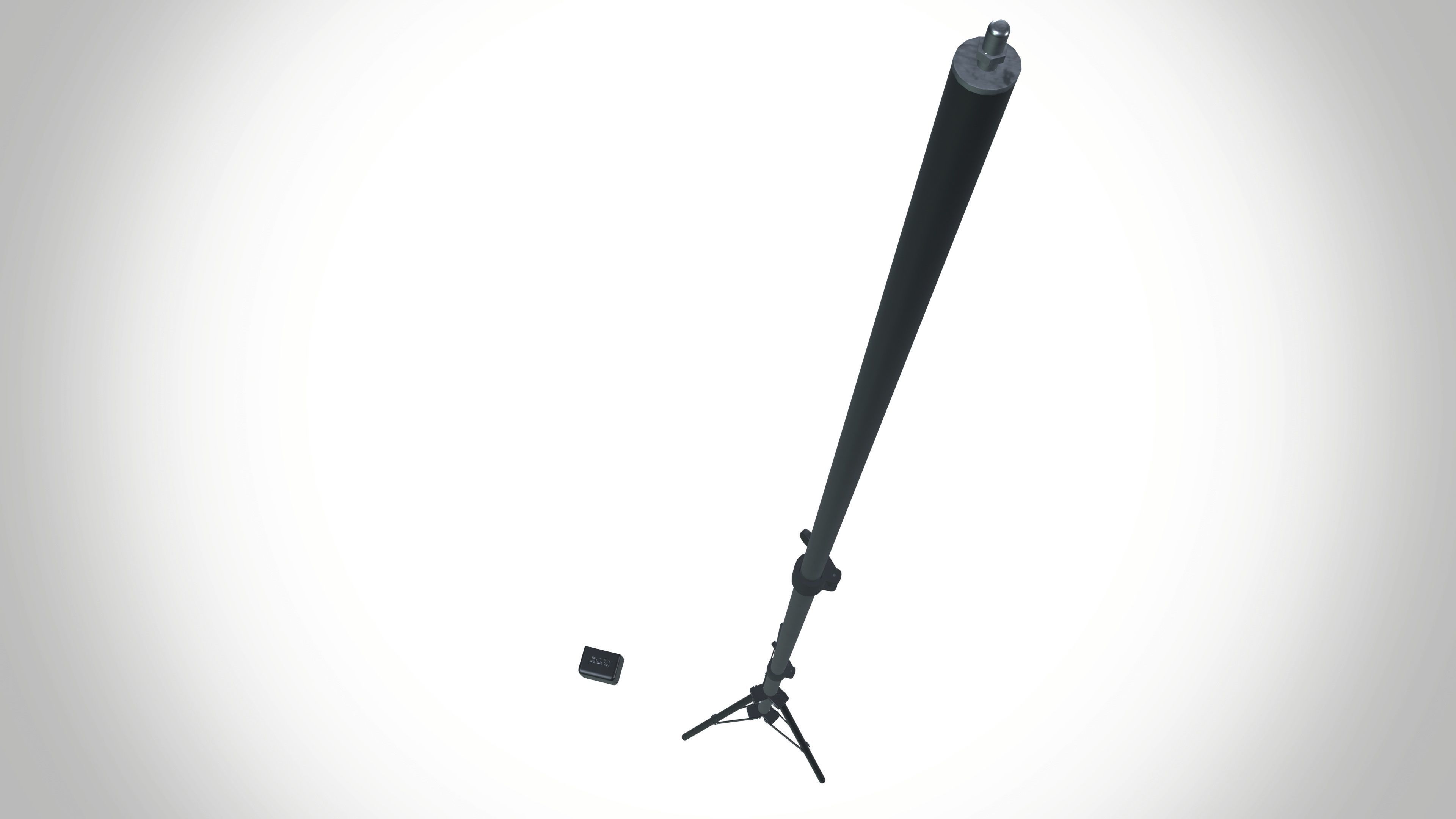 Base station with stand 3D model_6