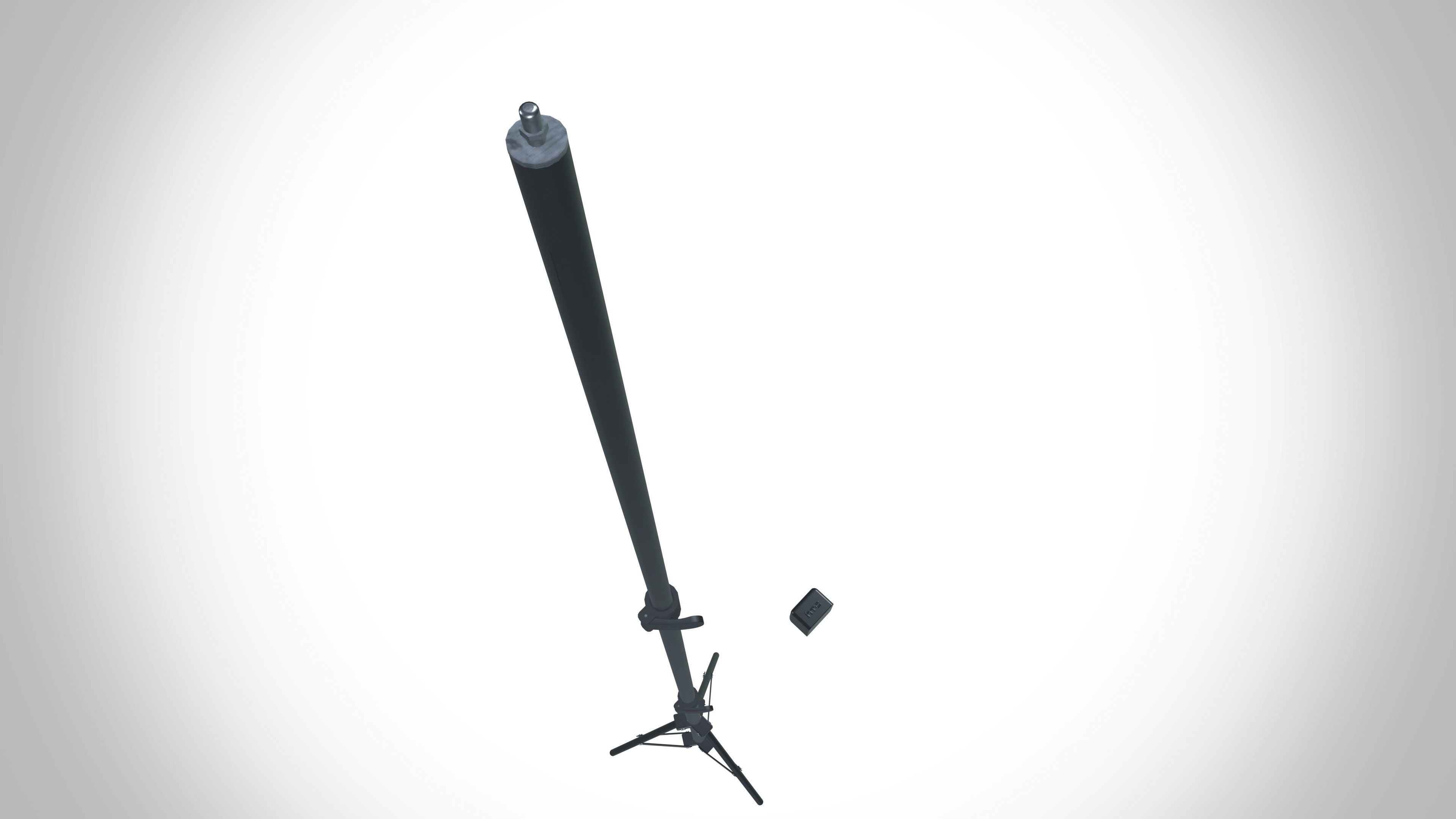 Base station with stand 3D model_5