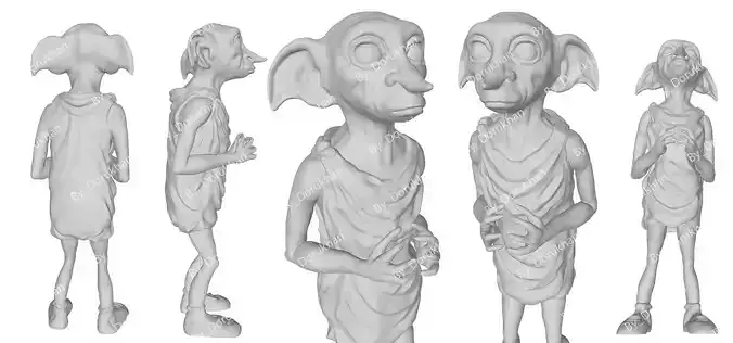 Dobby Harry Potter Action Figures Custom 3D print model