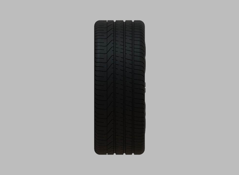 Miniature Konig Runlite Rim and Tire - 3D Print - No Textures 3D print model_2