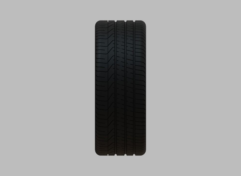 Miniature Konig Oversteer Rim and Tire - 3D Print - No Textures 3D print model_2