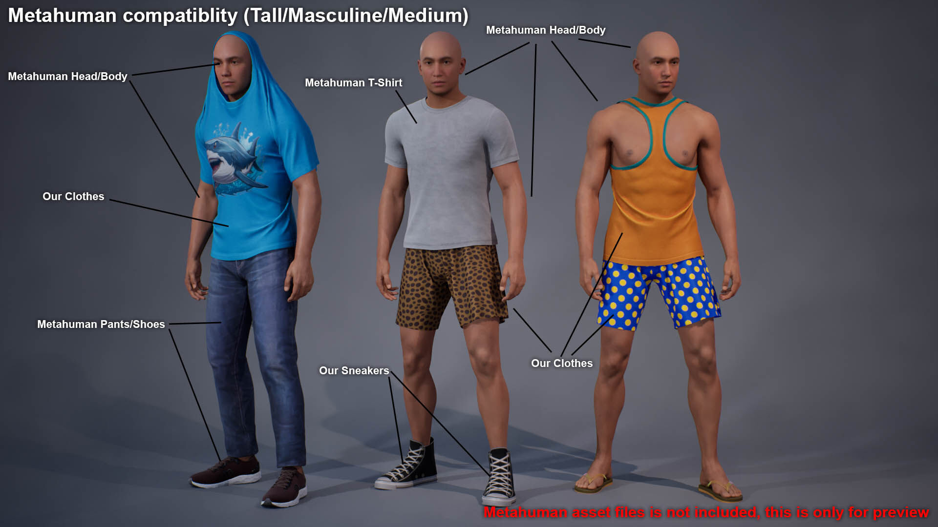 Goofy NPC Low-poly 3D model_6