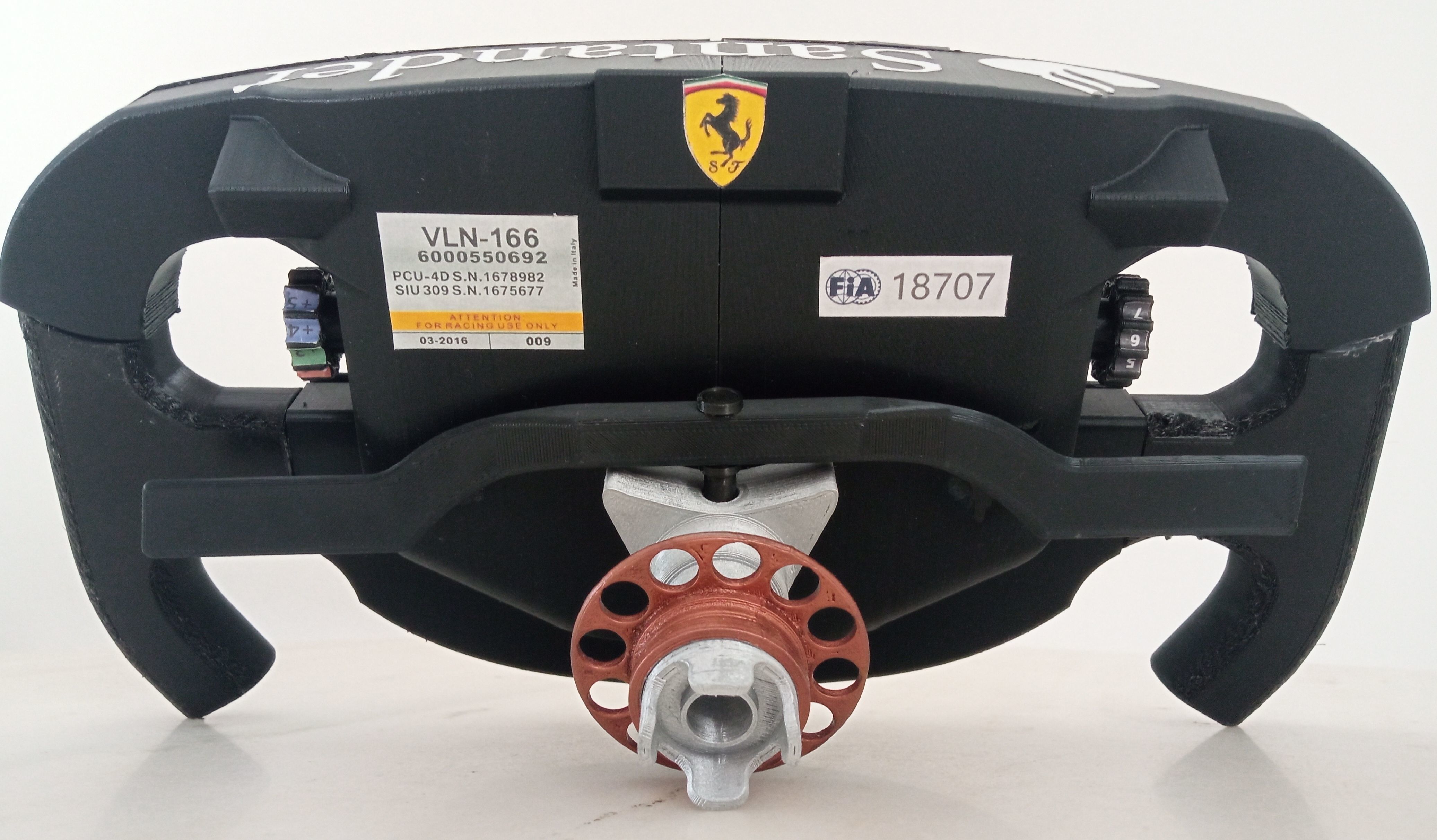 3D Printable Ferrari F1-75 Steering Wheel 3D print model_4