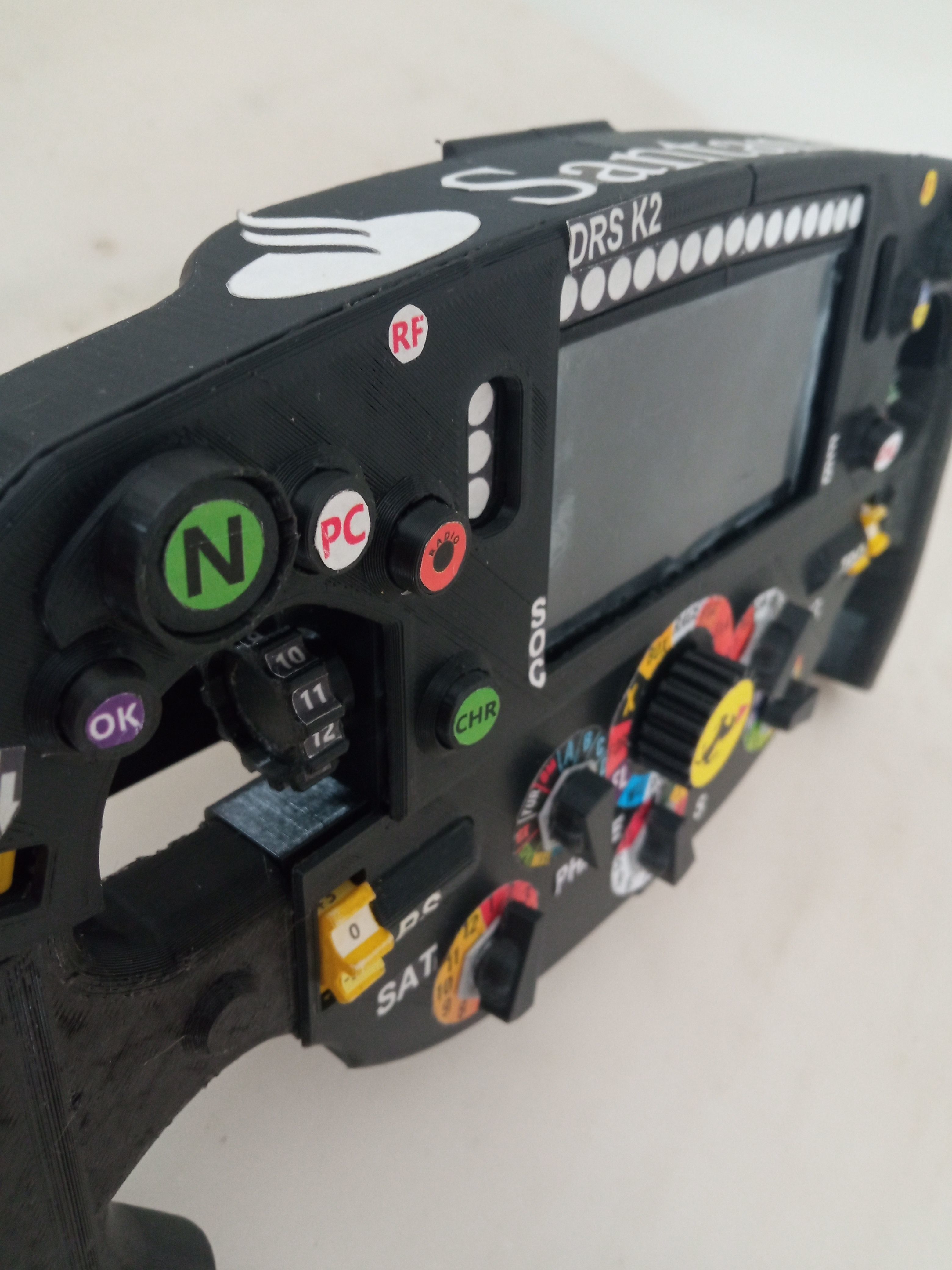 3D Printable Ferrari F1-75 Steering Wheel 3D print model_6