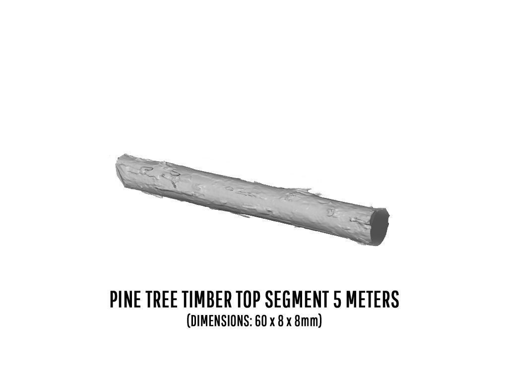 CARGO-0012 Timber cargo set H0-scale 8 items 3D print model_10