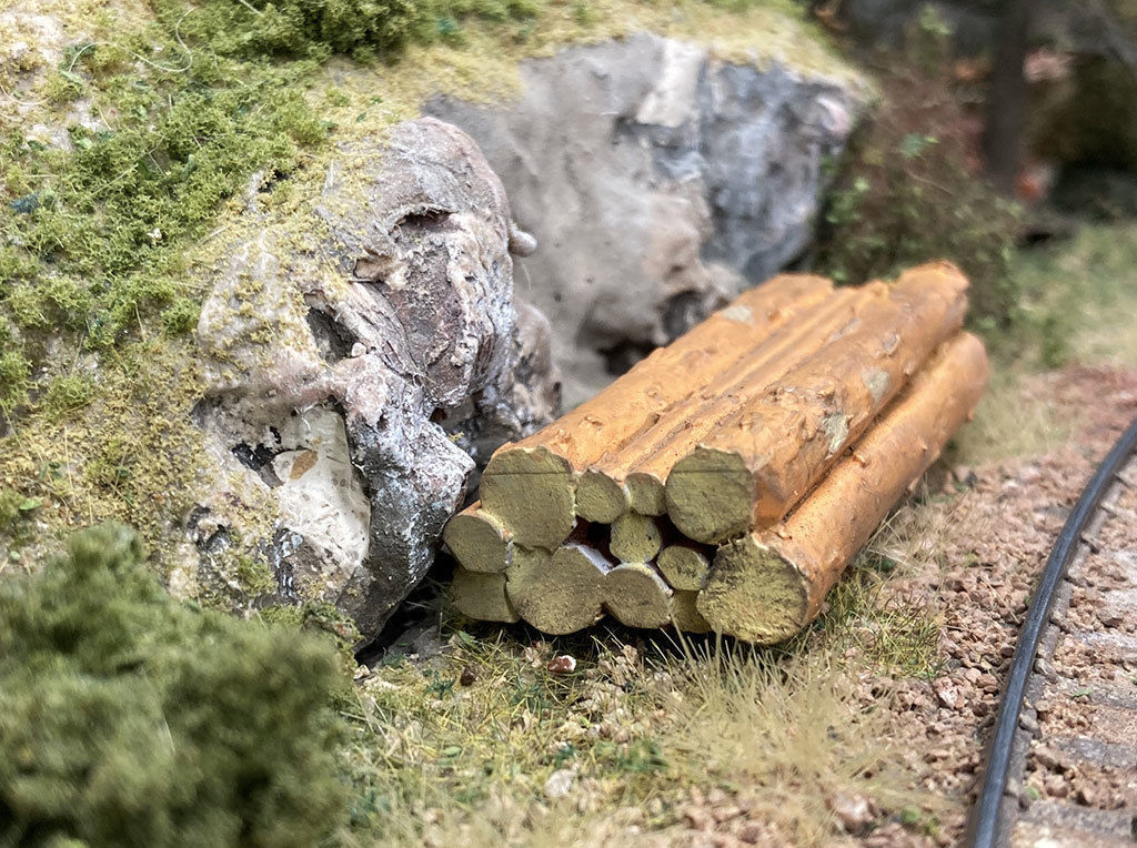 CARGO-0012 Timber cargo set H0-scale 8 items 3D print model_7