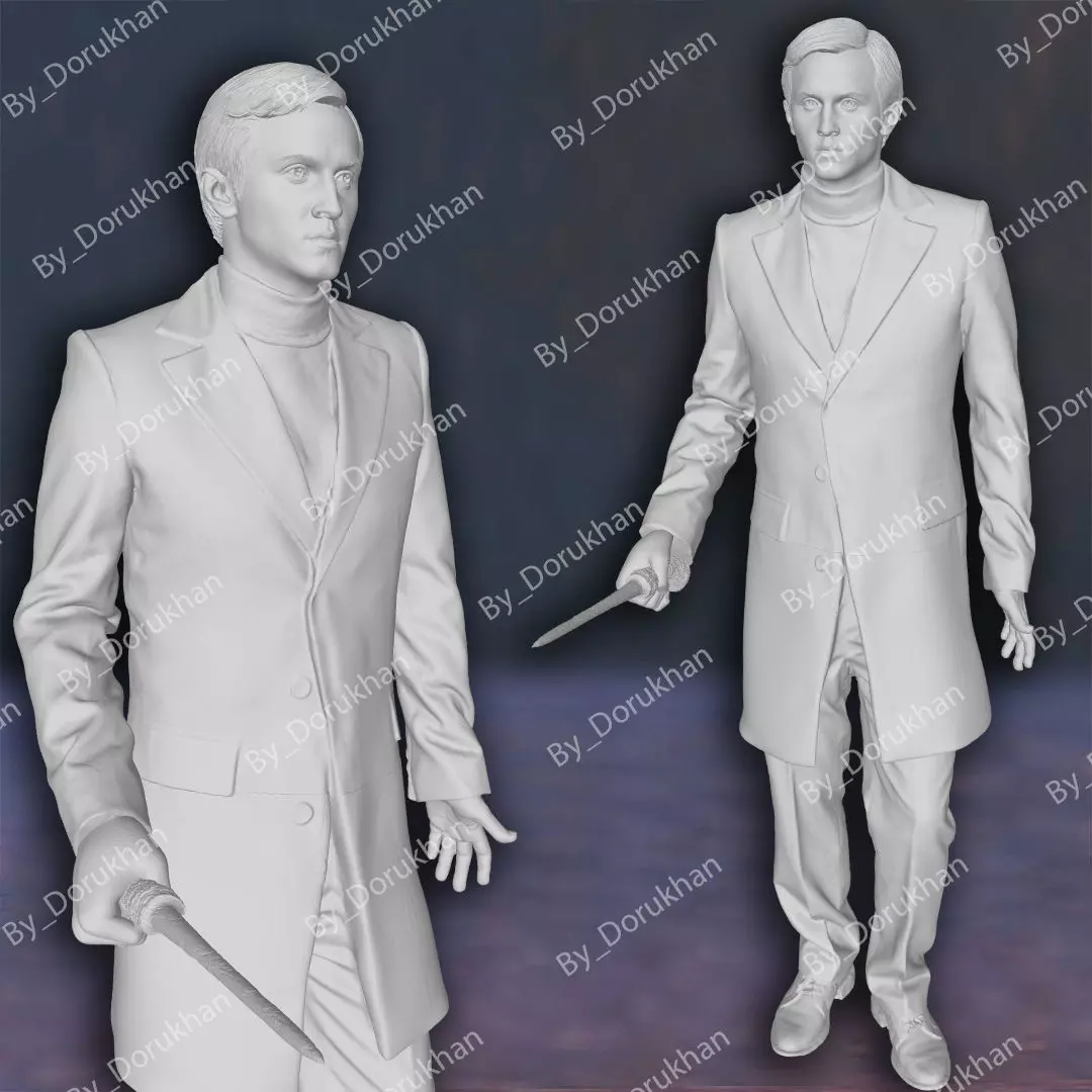 Draco Malfoy Harry Potter Action Figures Custom 3D Print Model 3D print model