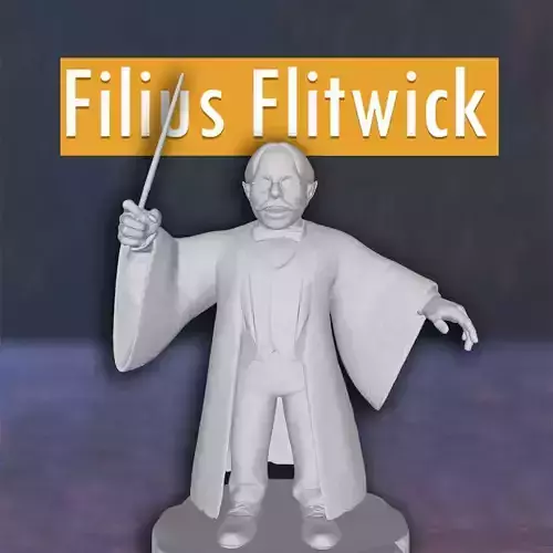 Professor Filius Flitwick Harry Potter Custom 3D Print Model 3D print model