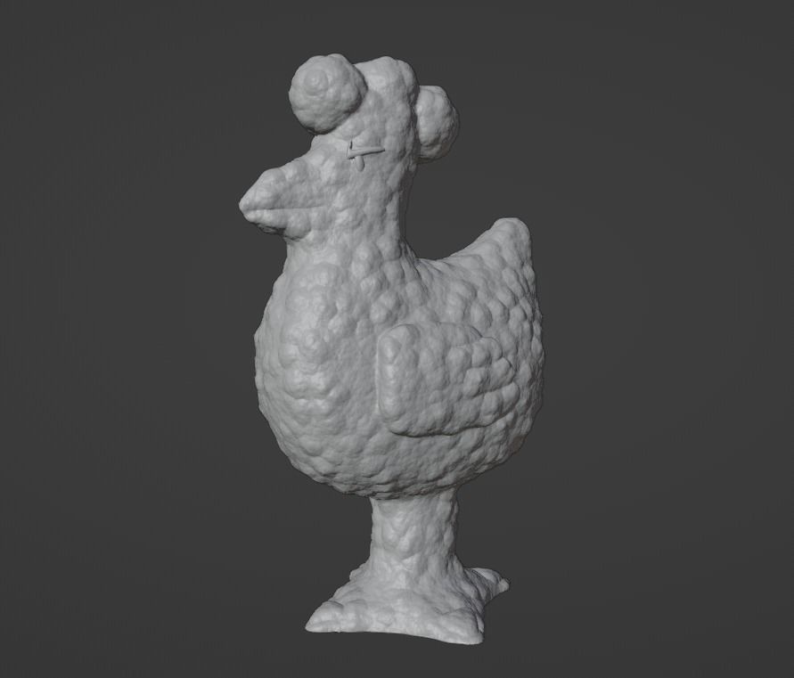 ATHF Travis the Cosmos Chicken Bittle and Robositter 3D print model_12
