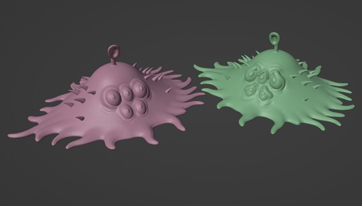 ATHF Travis the Cosmos Chicken Bittle and Robositter 3D print model_7
