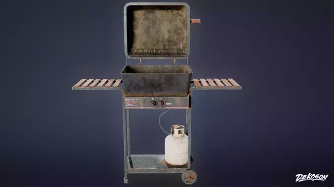 SUBURBS - Grill 02 - LOW POLY AND NANITE