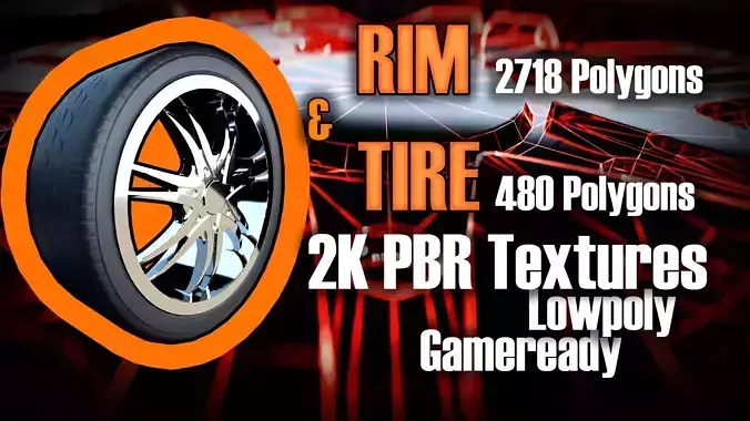 Awesome Rim and Tire 07
