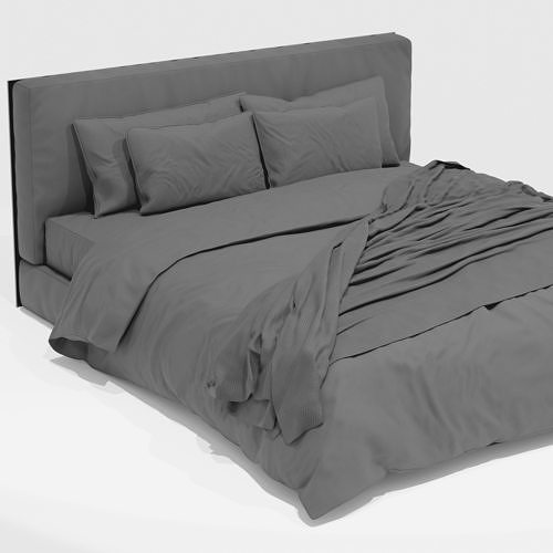 Dark Bed 2 3D model