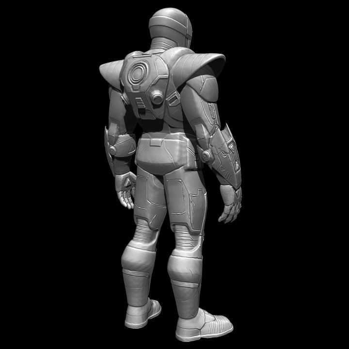 SILVER CENTURION 3D print model_4