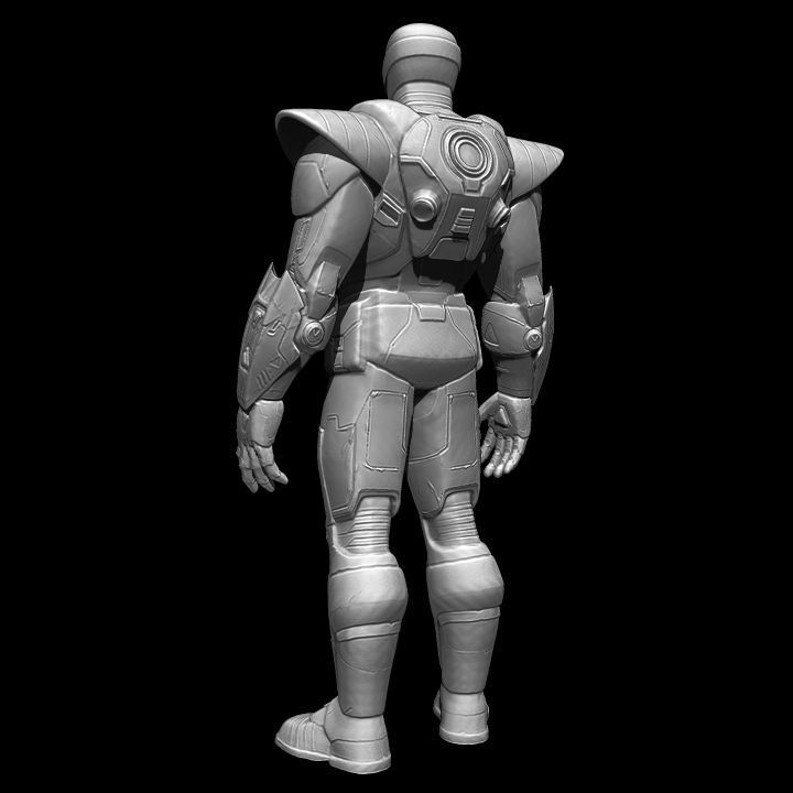 SILVER CENTURION 3D print model_3