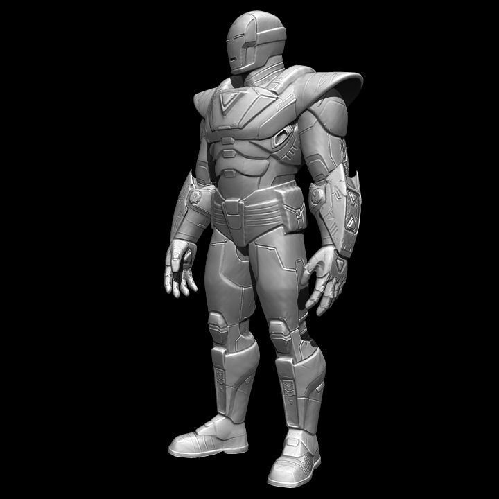 SILVER CENTURION 3D print model_2