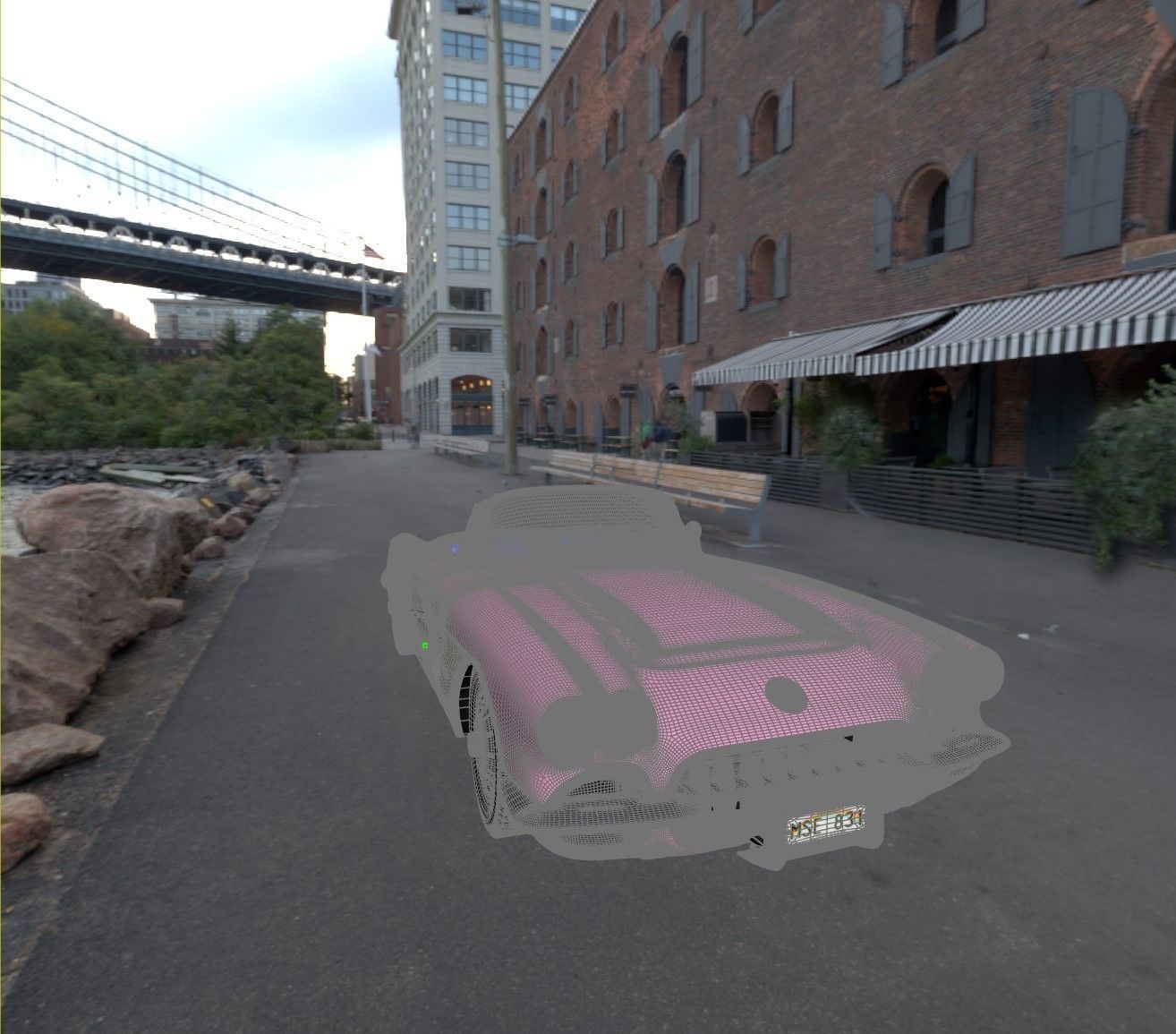 Chevrolet Corvette 1960 3d Model 3D model_7