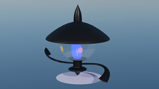 Pokemon Lampent Rigged 3D model