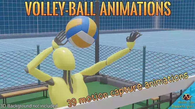 Volley-ball animations - Motion Cast14 Vol1