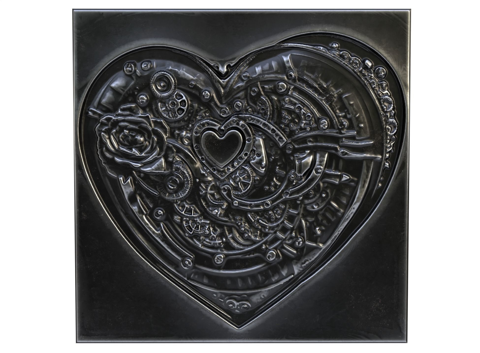 Decorative panel 41 3D model_2