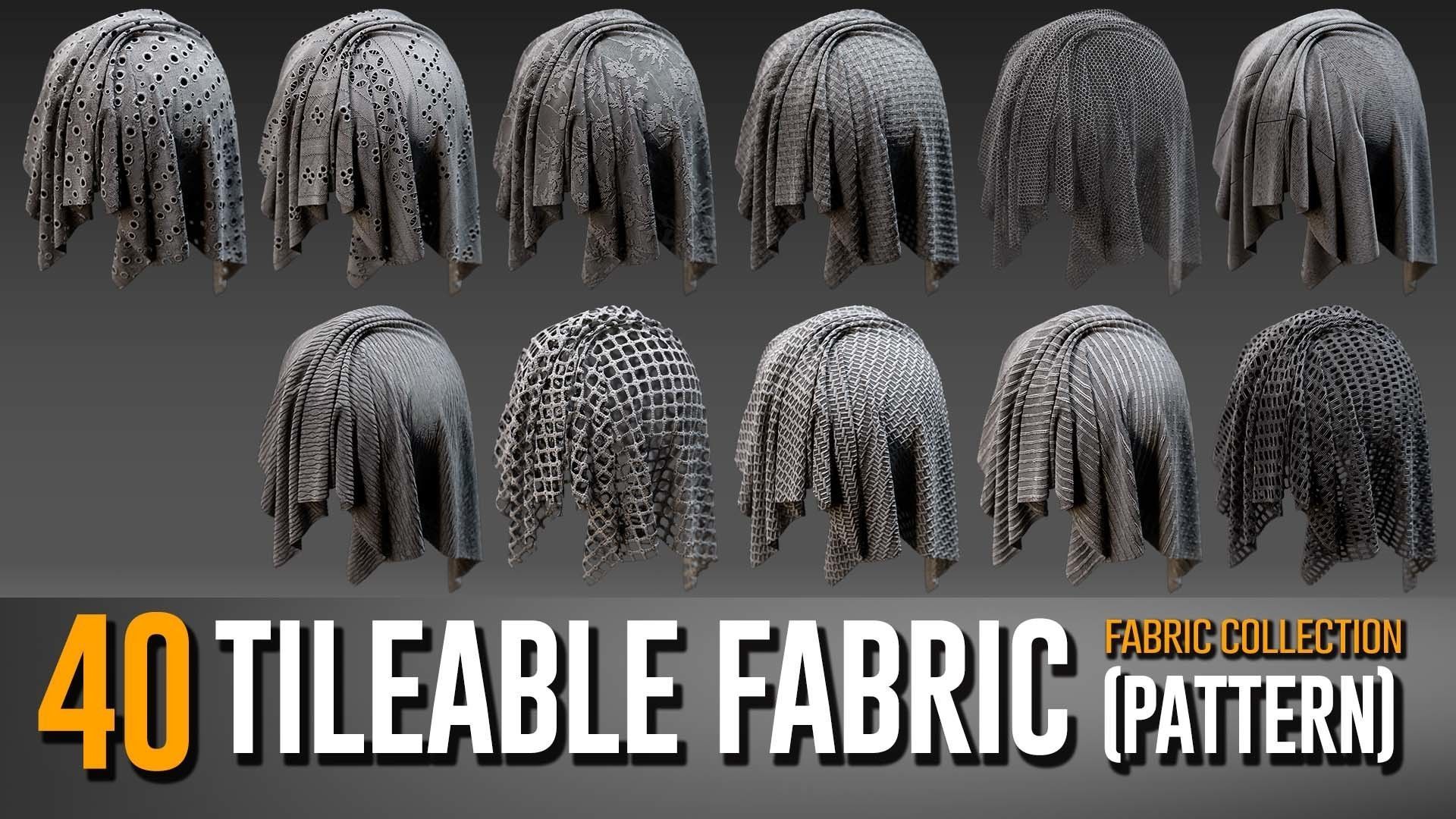 40 Tileable Fabric Collection- VOL 06 Texture_3