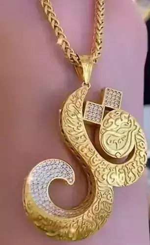 islamic necklace  model  ql aoz brb flq 