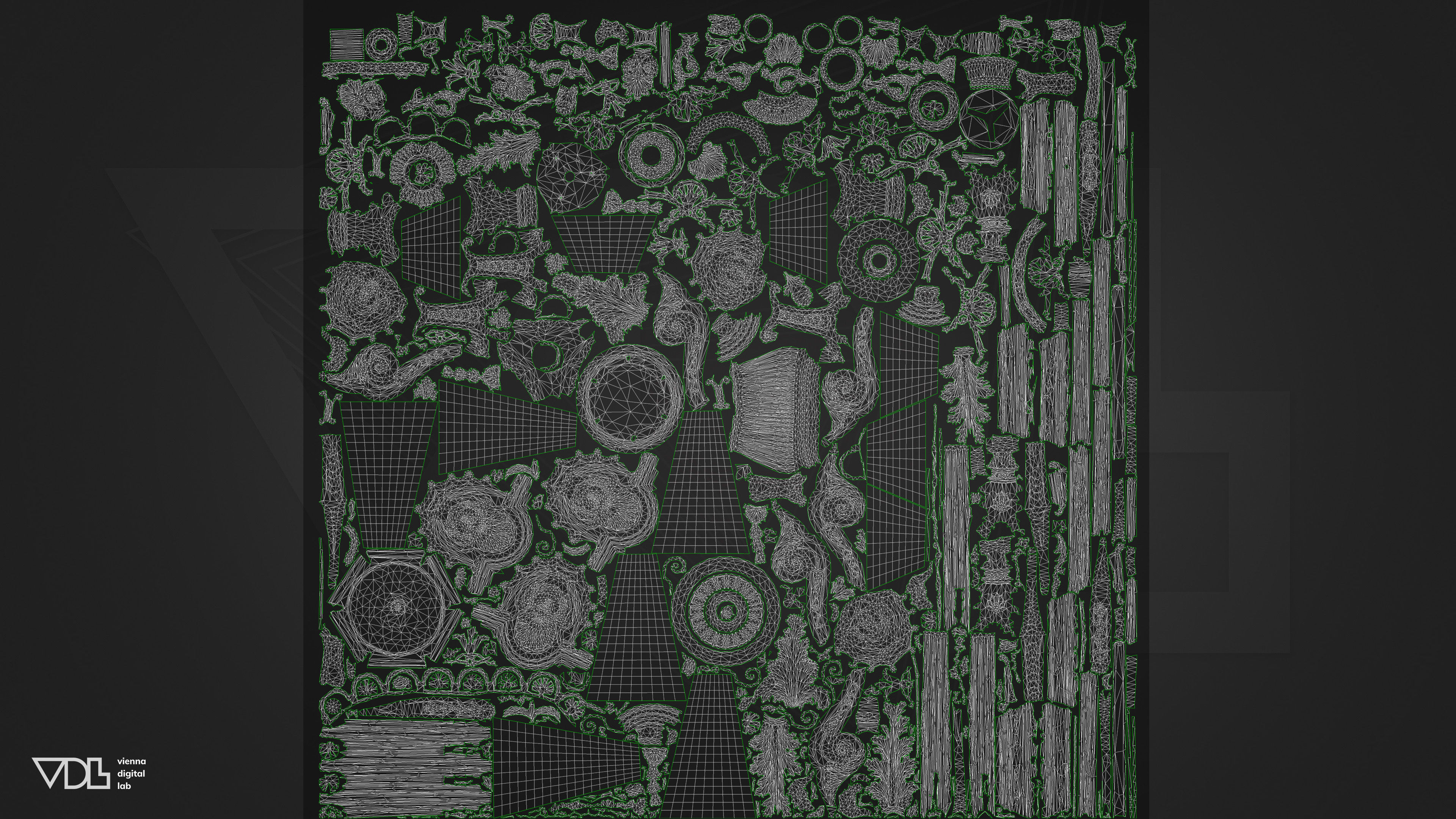 Street Lamp Low-poly 3D model_12