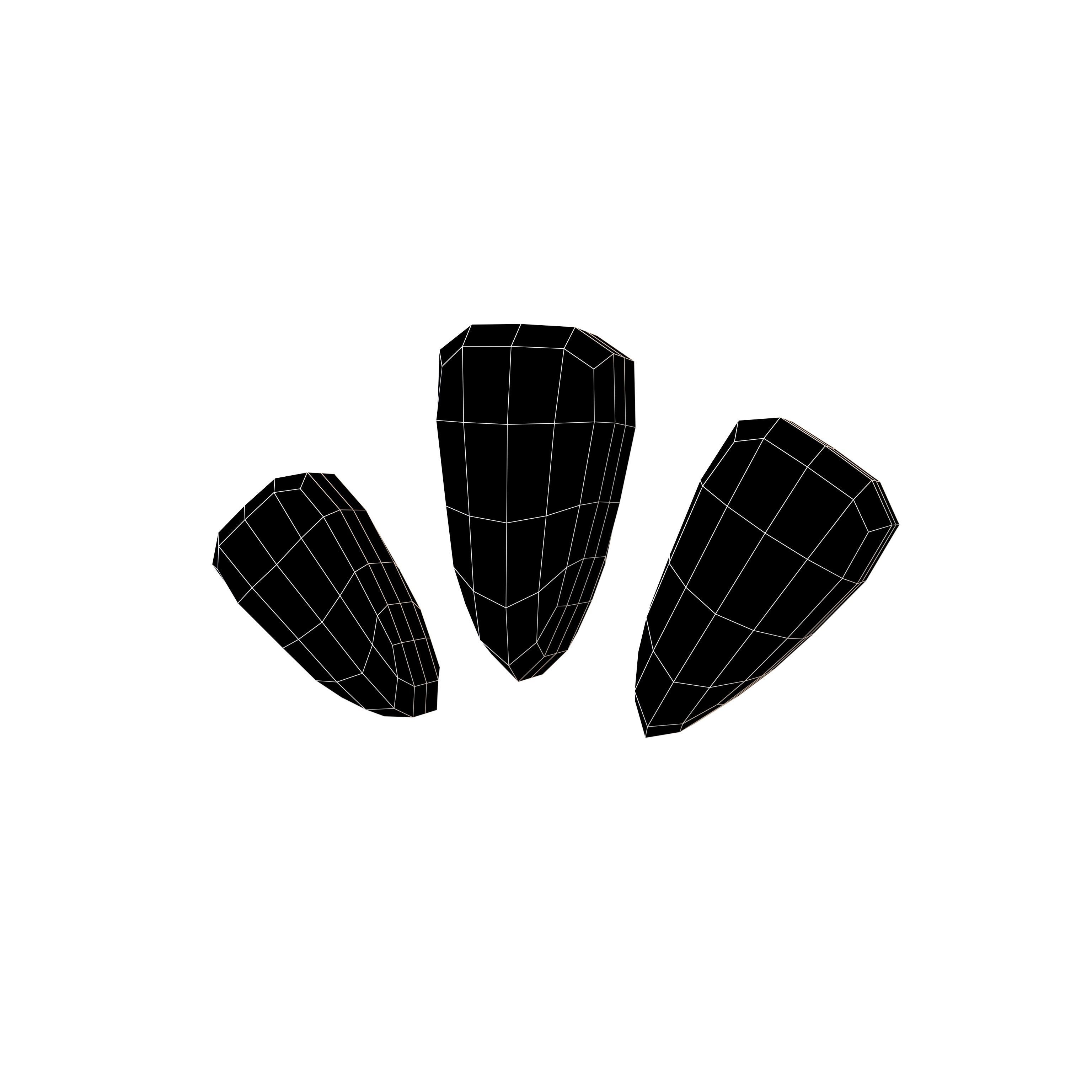 Calling Attention Icon v1 002 Low-poly 3D model_5