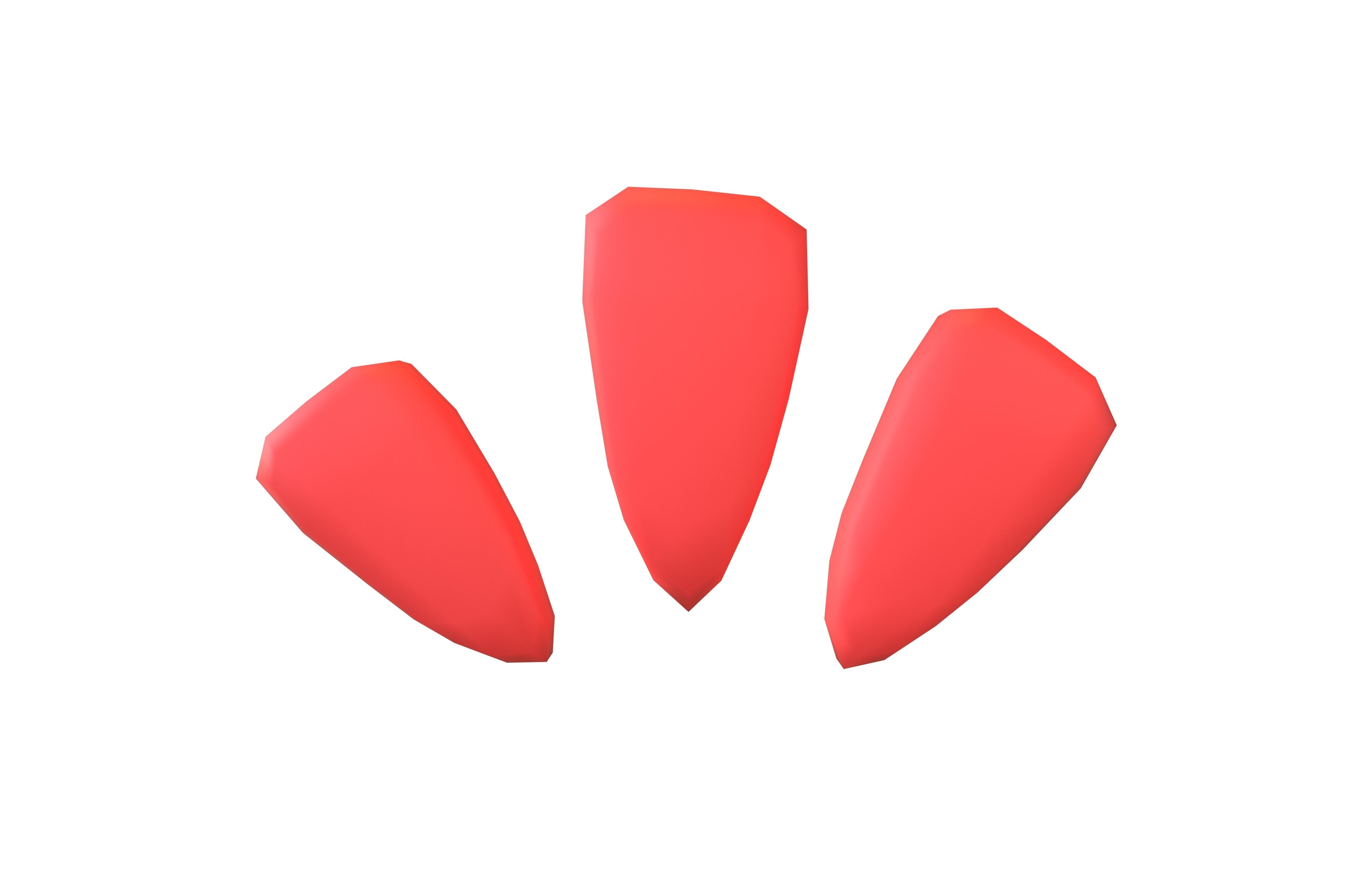 Calling Attention Icon v1 002 Low-poly 3D model_1