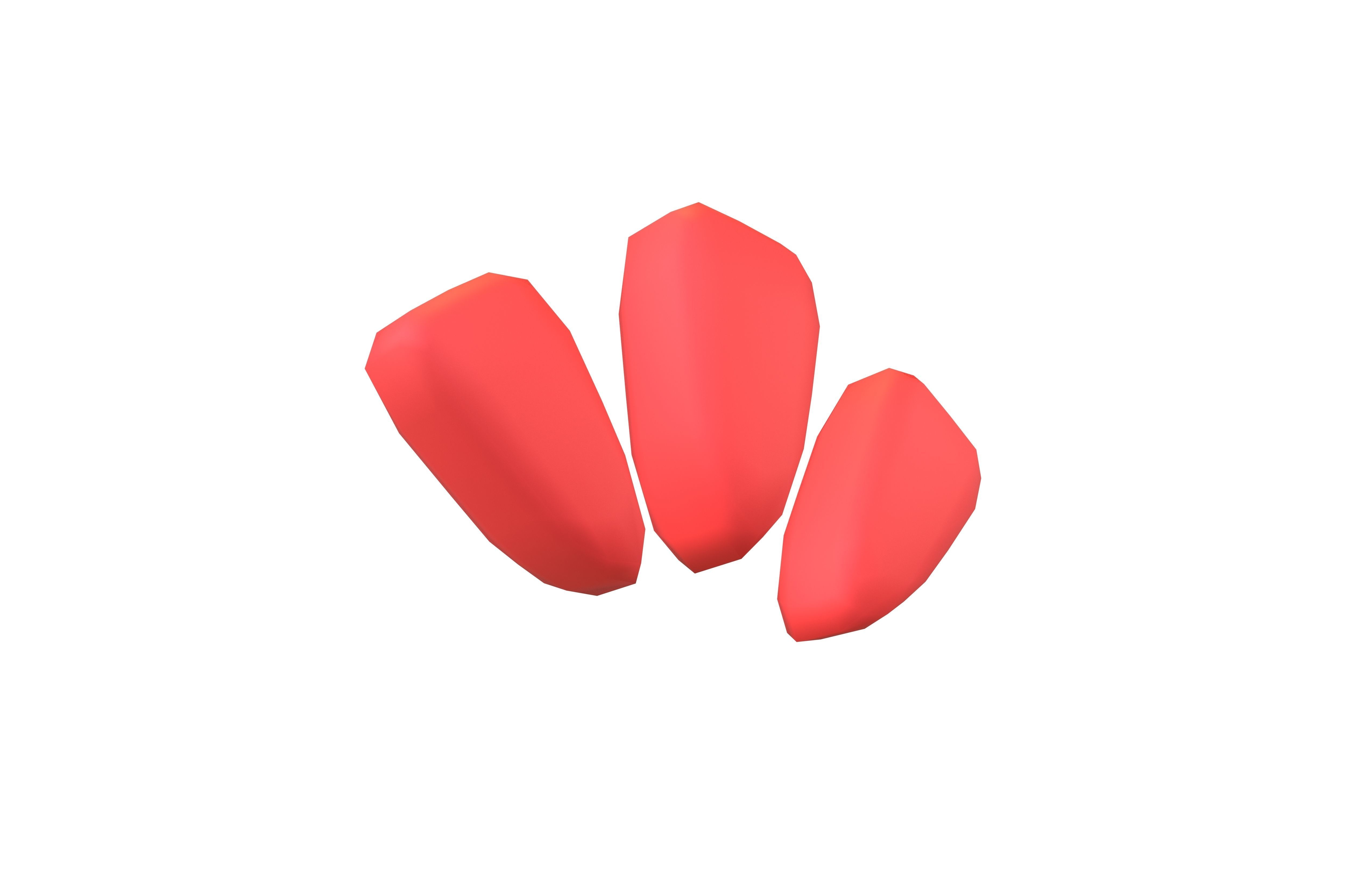 Calling Attention Icon v1 002 Low-poly 3D model_3