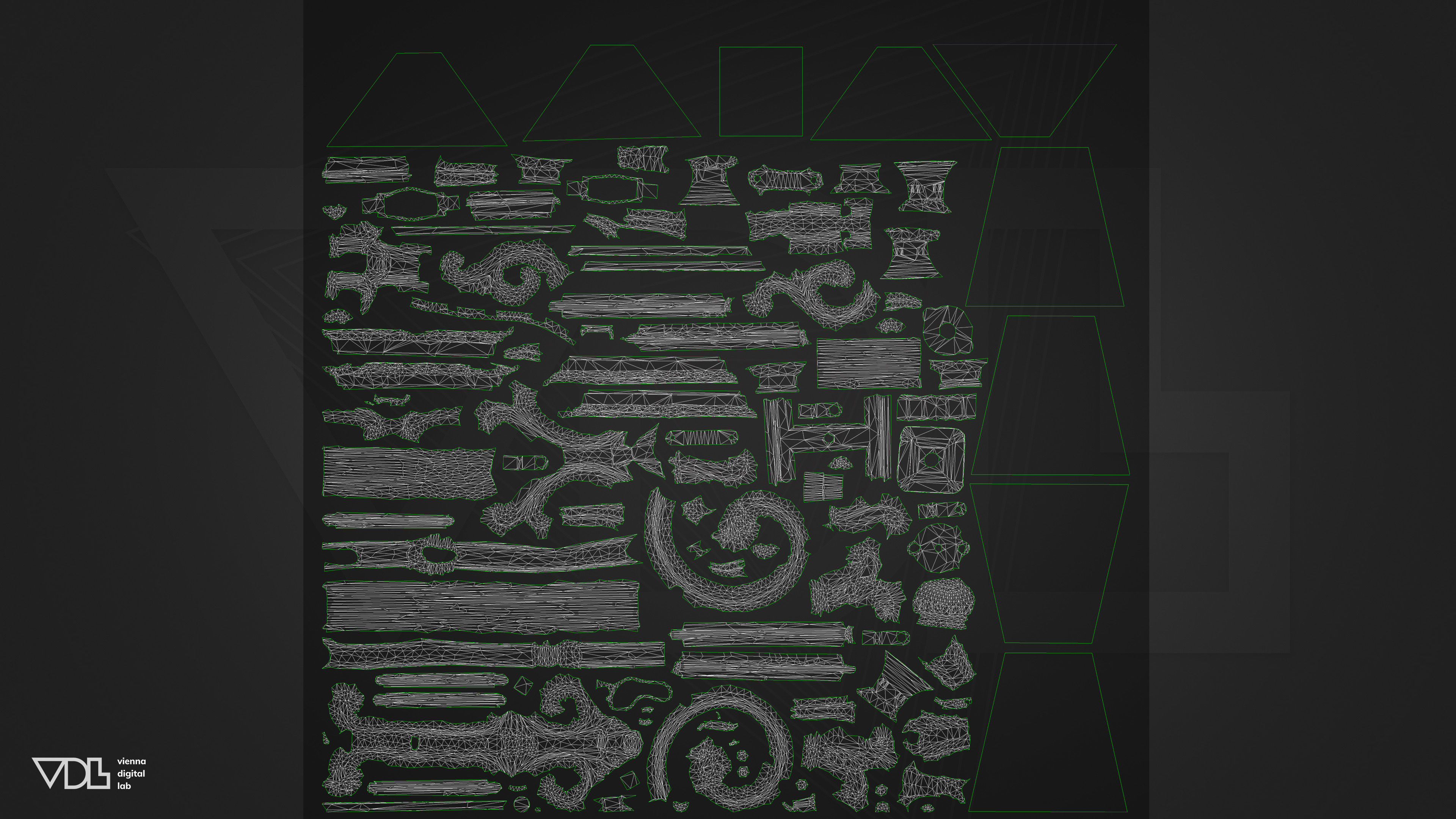 Wall-Mounted Lamp Low-poly 3D model_9