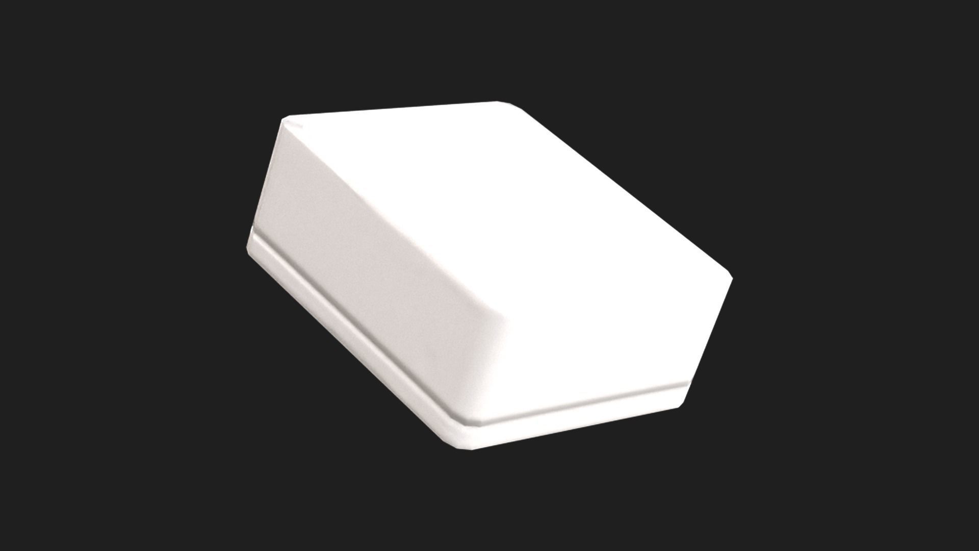 Stylized Fire Alarm Call Point Free low-poly 3D model_16