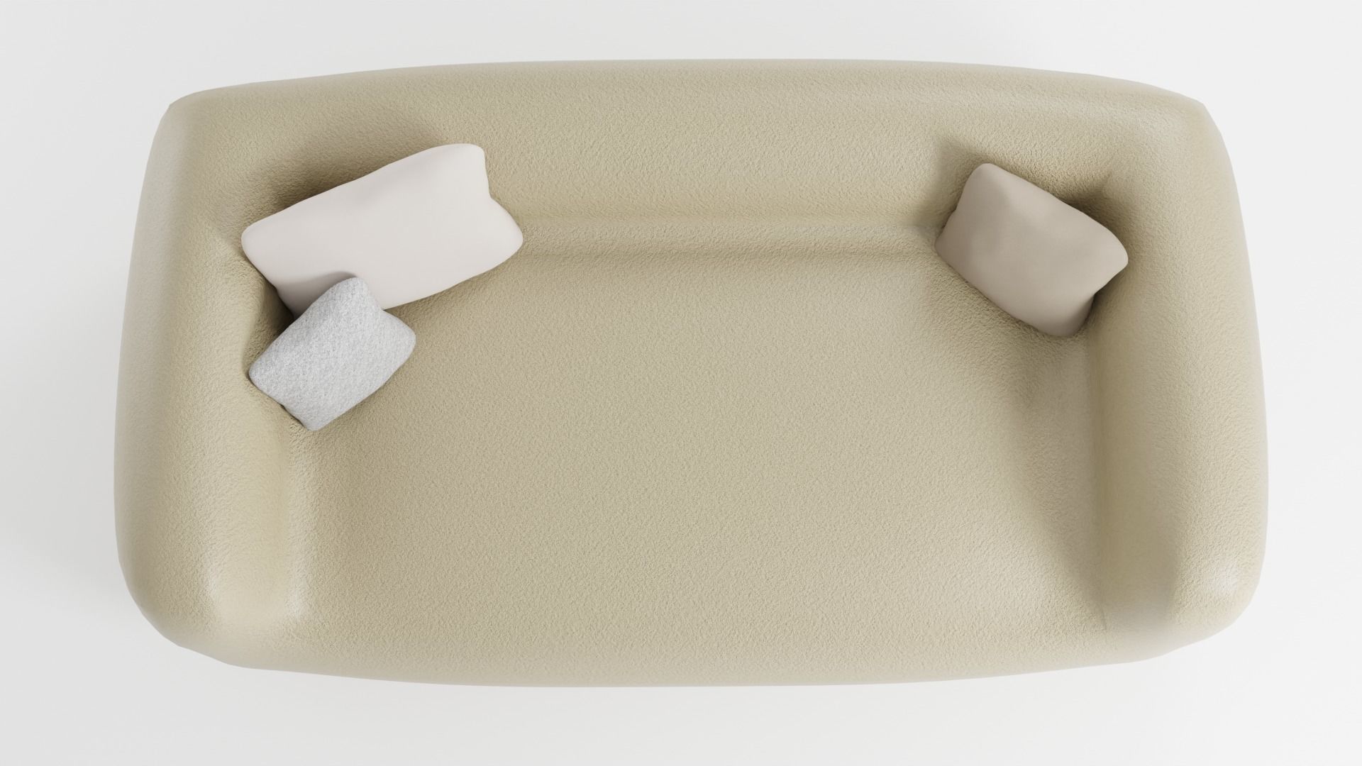 Sofa made of eco-leather with very soft filling 3D model_5