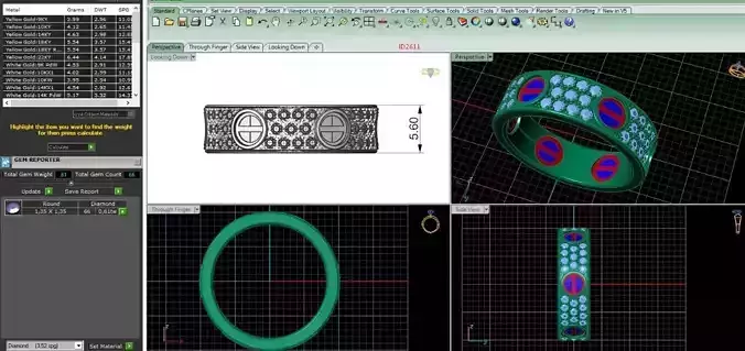  2611 ring  3D print model