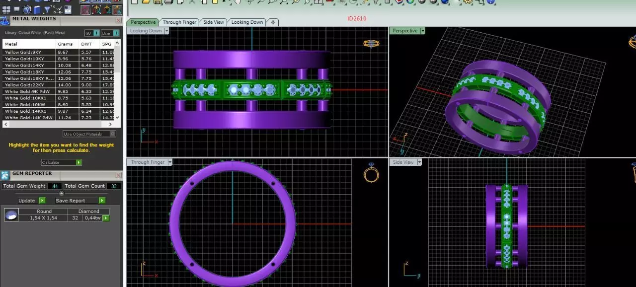  2610 ring 3D print model_0
