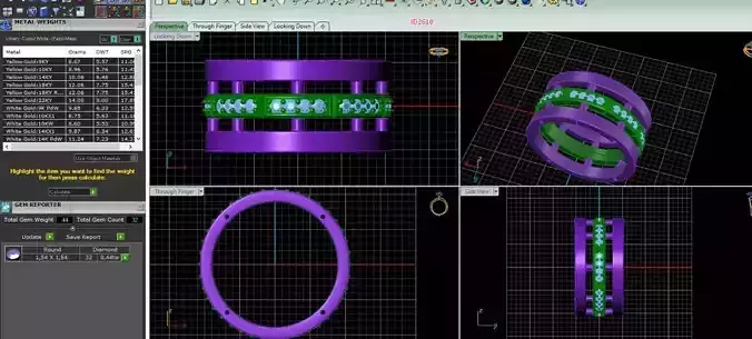  2610 ring 3D print model
