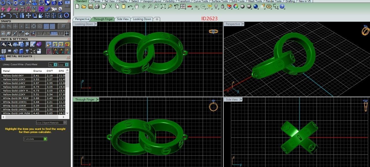  2623  cart 3D print model_1