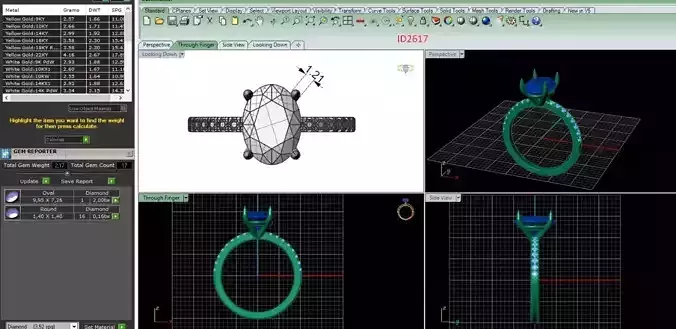  2617 ring 3D print model