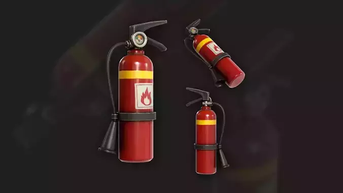 Fire Extinguisher Stylized