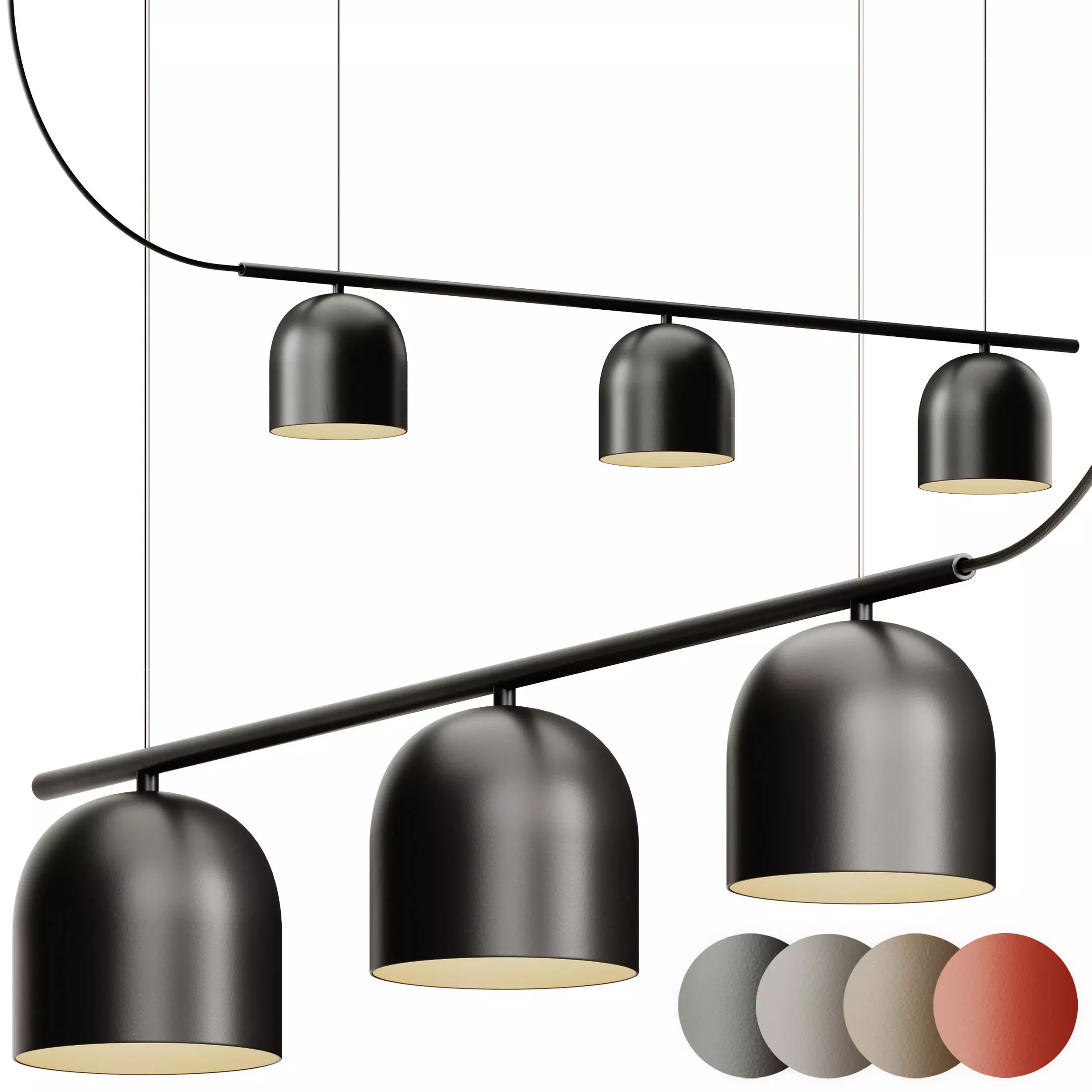 Rio Iron Chandelier by Robin 3D model