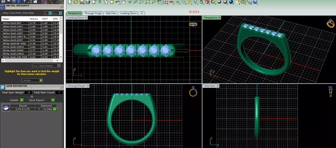   rings  56 3D print model_0