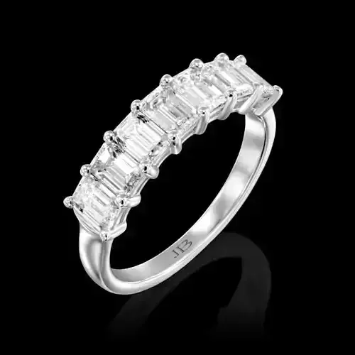  2658 ring emerald 3D print model