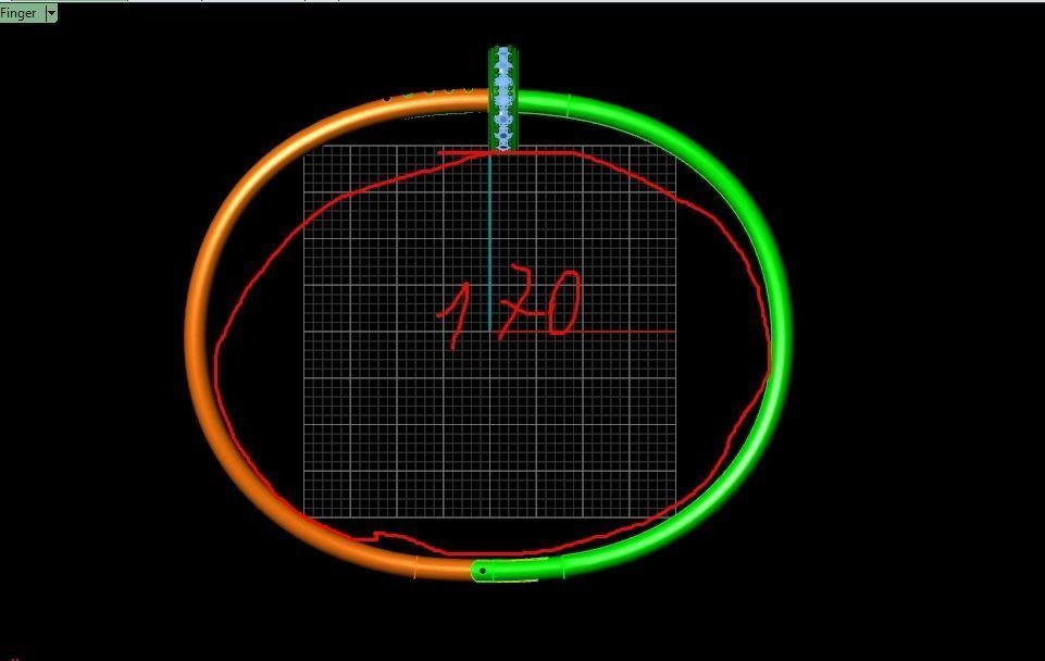  2655 cart r braclet 3D print model_3