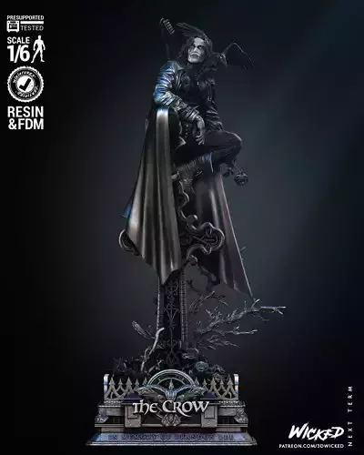 Wicked Movies Crow Sculpture  3D print model