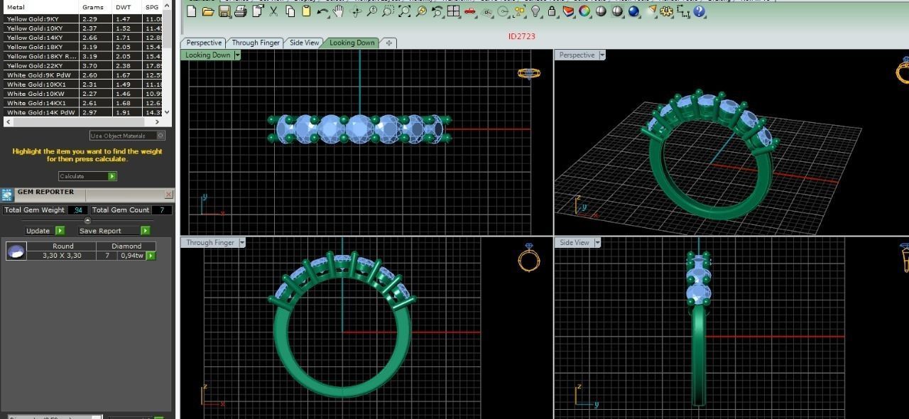  2723 ring 3D print model_1