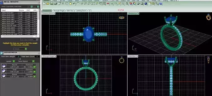  2721 ring oval 3D print model