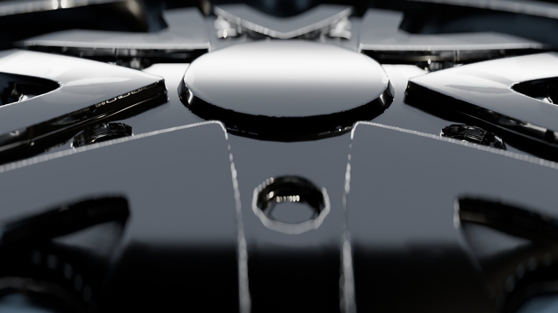 Car Wheel Pack Low-poly 3D model_47